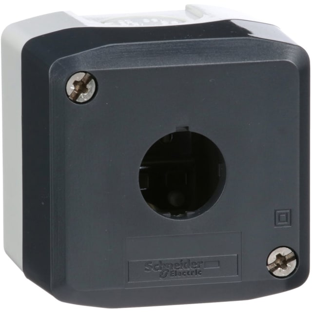 Schneider Automation - boîte à boutons vide - XAL-D - plastique - 1 perçage - XALD01H7 Schneider Automation - boîte à boutons vide - XAL-D - plastique - 1 perçage - XALD01H7