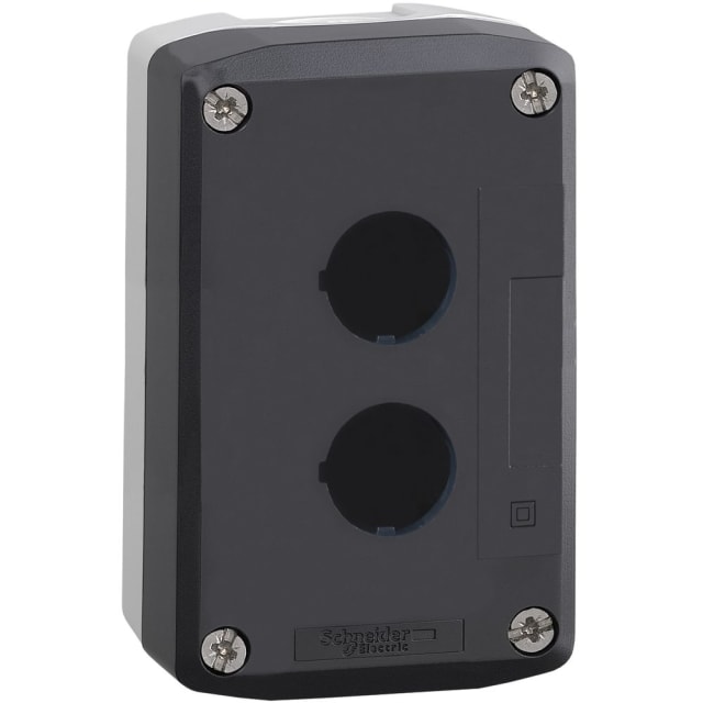 Schneider Automation - boîte à boutons vide - XAL-D - plastique - 2 perçages horizontaux - XALD02 Schneider Automation - boîte à boutons vide - XAL-D - plastique - 2 perçages horizontaux - XALD02