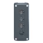 Schneider Automation - boîte à boutons vide - XAL-D - plastique - 4 perçages horizontaux - XALD04 – Image 3