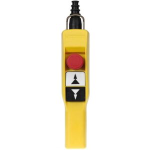 Schneider Automation - boîte pendante XAC-A pistol grip - 2 poussoirs 1 Arrêt d'urgence - XACA2073