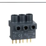 Schneider Automation - bornier - pour alimenter une ou plusieurs barres tripolaires GV2 - par le haut - GV1G09