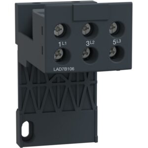 Schneider Automation - bornier pour profilé 35 mm ou fixation par vis - pr LRD 01...35 et LR3 D01...D35 - LAD7B106
