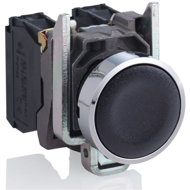 Schneider Automation - bouton poussoir noir Schneider Automation - bouton poussoir noir