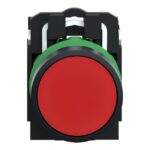 Schneider Automation - bouton-poussoir rouge Ø 22 - à impulsion affleurant - 1O+1F - XB5AA45 – Image 4