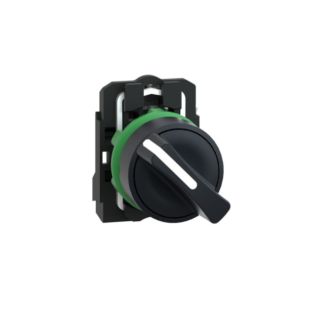 Schneider Automation - bouton tournant noir Ø 22 - à manette - 2 positions - 1F - XB5AD21 Schneider Automation - bouton tournant noir Ø 22 - à manette - 2 positions - 1F - XB5AD21