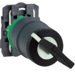 Schneider Automation - bouton tournant noir Ø 22 - à serrure - 2 positions - 1F - XB5AG41