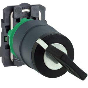 Schneider Automation - bouton tournant noir Ø 22 - à serrure - 2 positions - 1F - XB5AG41