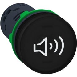 Buzzer non lumineux 22 mm V CA 90 dB, configuration visible