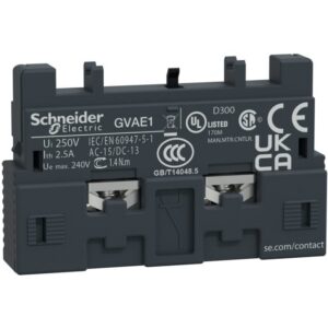 Schneider Automation - contact auxiliaire - 1 F / 1 O - GVAE1