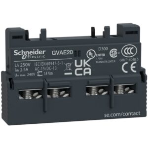 Schneider Automation - contact auxiliaire - 2 F - GVAE20