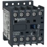 Schneider Automation - contacteur CA3-K - 3 F + 1 O - instantané - 10 A - 60 VCC - CA3KN31ND3