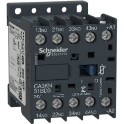 Schneider Automation - contacteur CA3-K - 3 F + 1 O - instantané - 10 A - 60 VCC - CA3KN31ND3