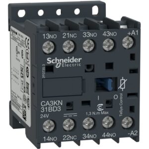 Schneider Automation - contacteur CA3-K - 3 F + 1 O - instantané - 10 A - 60 VCC - CA3KN31ND3