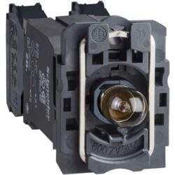 Schneider Automation - corps pour bouton lumineux - Ø 22 - incolore lampe BA 9s 1O+1F - ZB5AW035