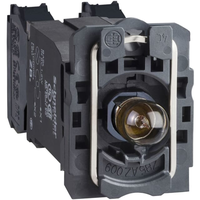 Schneider Automation - corps pour bouton lumineux - Ø 22 - incolore lampe BA 9s 1O+1F - ZB5AW035 Schneider Automation - corps pour bouton lumineux - Ø 22 - incolore lampe BA 9s 1O+1F - ZB5AW035
