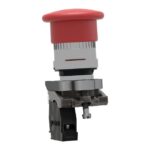 Schneider Automation - coupure d'arrêt d'urgence rouge Ø40, coupure push pull verrouillage Ø22 1NC - XB4BT842 – Image 4