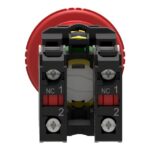 Schneider Automation - coupure d'arrêt d'urgence rouge déclenchement verrouillage Ø 22 2NC - XB5AS8444 – Image 5