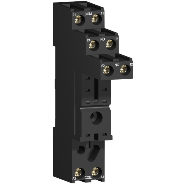 Schneider Automation - embase pour relais d'interface - Zelio RSZ - avec contacts séparés - connecteurs - RSZE1S48M Schneider Automation - embase pour relais d'interface - Zelio RSZ - avec contacts séparés - connecteurs - RSZE1S48M