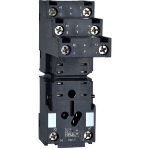 Schneider Automation - embase pour relais miniature - Zelio RXZ - avec contacts séparés - connecteurs - RXZE2S108M