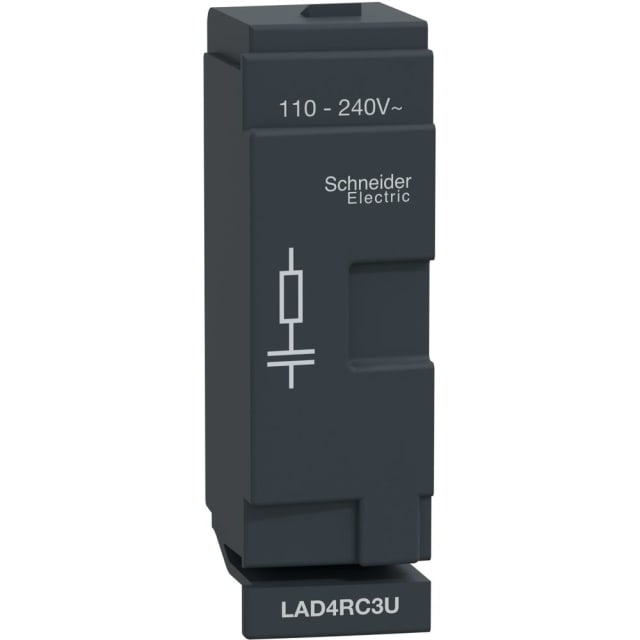 Schneider Automation - module d'antiparasitage - TeSys D - circuit RC - de 380 à 415 V CA - LAD4RC3U Schneider Automation - module d'antiparasitage - TeSys D - circuit RC - de 380 à 415 V CA - LAD4RC3U