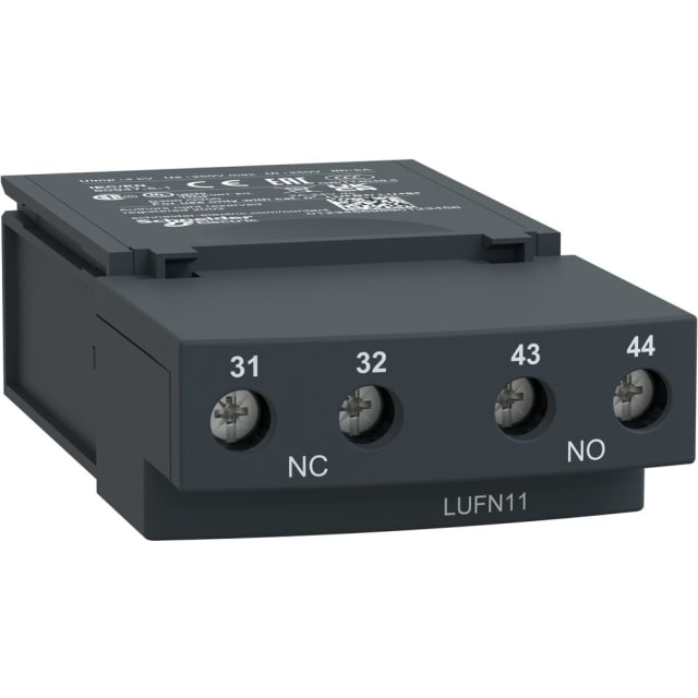 Schneider Automation - module de contacts auxiliaires LUF - 1O+1F - LUFN11 Schneider Automation - module de contacts auxiliaires LUF - 1O+1F - LUFN11