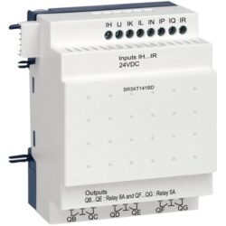 Schneider Automation - module d'extension E/S TOR - 14 E S - 24 V CC - pour Zelio Logic - SR3XT141BD