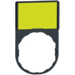 Schneider Automation - porte étiquette 30 x 50 mm standard - Ø 22 - avec étiquette vierge - ZBY6102