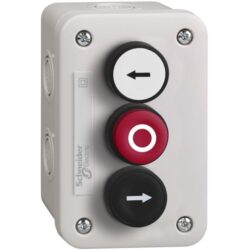 Poste de commande saillie 3 boutons 3255, configuration visible