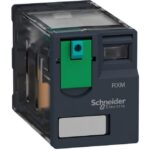 Schneider Automation - relais de puissance miniature - Zelio RXM - 4 CO - 24 V CC - RXM4AB1BD