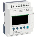 Schneider Automation - relais intelligent compact Zelio Logic - 12 E S - 24 V CC - horloge - affichage - SR2B121BD
