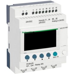 Schneider Automation - relais intelligent compact Zelio Logic - 12 E S - 24 V CC - horloge - affichage - SR2B121BD