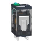 Schneider Automation - relais miniature embrochable - Zelio RXM - 2 OF - 24 V CC - DEL - RXM2AB2BD – Image 2