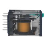 Schneider Automation - relais miniature embrochable - Zelio RXM - 2 OF - 24 V CC - DEL - RXM2AB2BD – Image 3