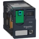 Schneider Automation - relais miniature embrochable - Zelio RXM - 4 OF - 24 V CC - DEL - RXM4AB2BD