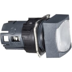 Schneider Automation - tête carrée pour bouton poussoir lumineux - Ø 16 - blanc - ZB6CW1