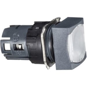 Schneider Automation - tête carrée pour bouton poussoir lumineux - Ø 16 - blanc - ZB6CW1