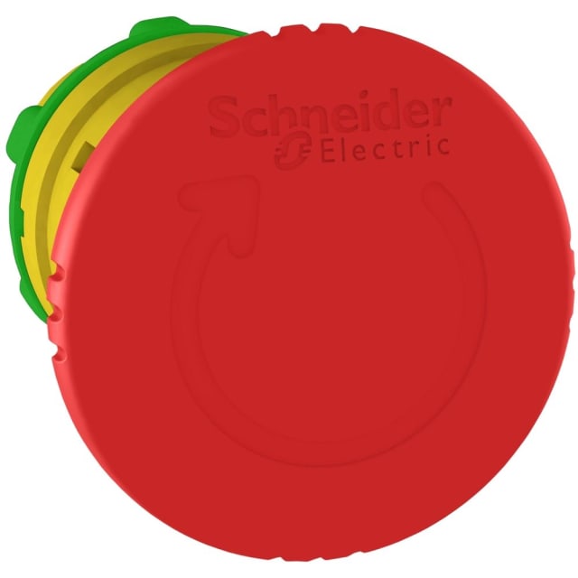 Schneider Automation - tête pour Arrêt d'urgence Ø 40 - tourner pour déverrouiller - Ø 22 - rouge - ZB5AS844 Schneider Automation - tête pour Arrêt d'urgence Ø 40 - tourner pour déverrouiller - Ø 22 - rouge - ZB5AS844