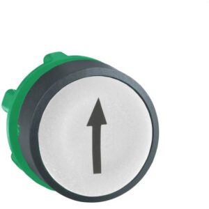 Schneider Automation - tête pour bouton-poussoir - Ø 22 - blanc - flèche noire - ZB5AA334