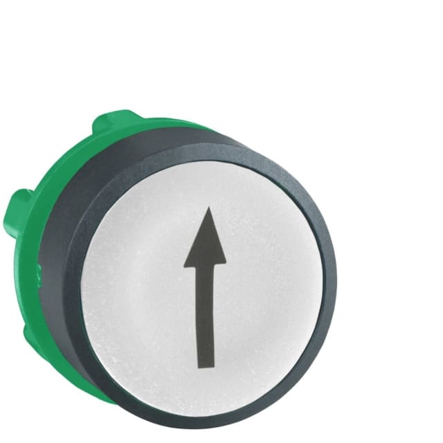 Schneider Automation - tête pour bouton-poussoir - Ø 22 - blanc - flèche noire - ZB5AA334 Schneider Automation - tête pour bouton-poussoir - Ø 22 - blanc - flèche noire - ZB5AA334