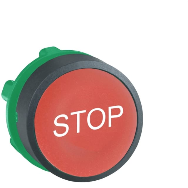 Schneider Automation - tête pour bouton-poussoir - Ø 22 - rouge - STOP - ZB5AA434 Schneider Automation - tête pour bouton-poussoir - Ø 22 - rouge - STOP - ZB5AA434