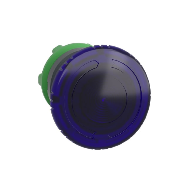Schneider Automation - tête pour bouton-poussoir Ø 40 - tourner pour déverrouiller - Ø 22 - bleu - ZB5AW763 Schneider Automation - tête pour bouton-poussoir Ø 40 - tourner pour déverrouiller - Ø 22 - bleu - ZB5AW763