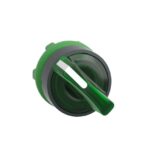 Schneider Automation - tête pour bouton tournant lumineux - 2 positions Ø 22 - vert - ZB5AK1233