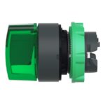 Schneider Automation - tête pour bouton tournant lumineux - 3 positions Ø 22 - vert - ZB5AK1333 – Image 4
