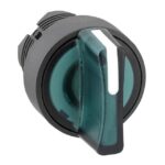 Schneider Automation - tête pour bouton tournant lumineux - 3 positions Ø 22 - vert - ZB5AK1333 – Image 7