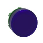 Schneider Automation - tête pour voyant - Ø 22 - rond - cabochon lisse bleu - ZB5AV063
