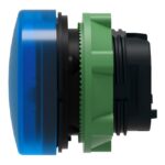 Schneider Automation - tête pour voyant - Ø 22 - rond - cabochon lisse bleu - ZB5AV063 – Image 4