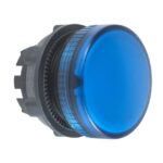 Schneider Automation - tête pour voyant - Ø 22 - rond - cabochon lisse bleu - ZB5AV063 – Image 8