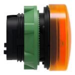 Schneider Automation - tête pour voyant - Ø 22 - rond - cabochon lisse jaune - ZB5AV053 – Image 6