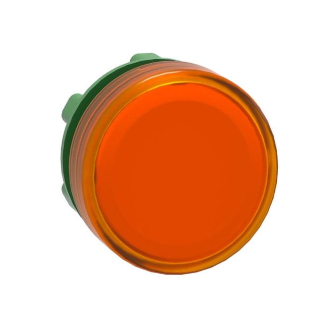 Schneider Automation - tête pour voyant - Ø 22 - rond - cabochon lisse jaune - ZB5AV053 Schneider Automation - tête pour voyant - Ø 22 - rond - cabochon lisse jaune - ZB5AV053