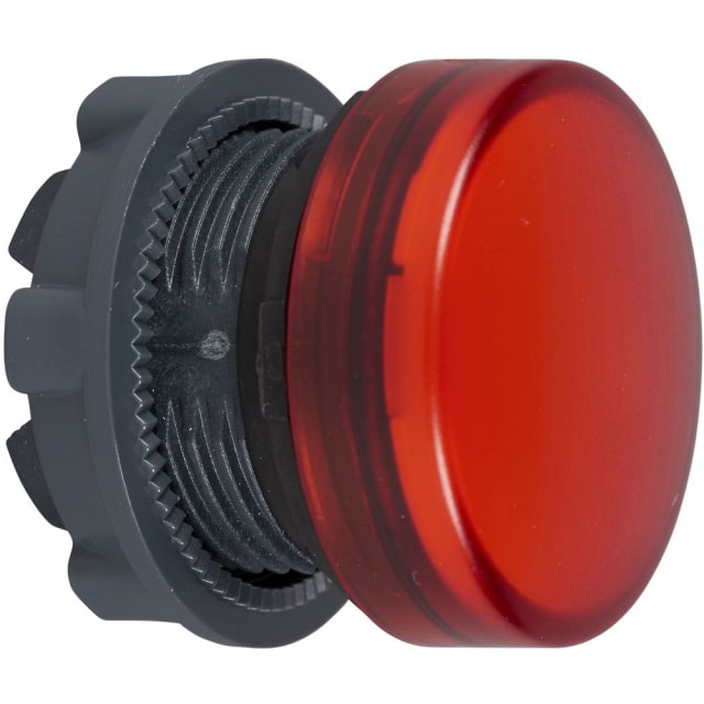 Schneider Automation - tête pour voyant - Ø 22 - rond - cabochon lisse rouge - ZB5AV04 Schneider Automation - tête pour voyant - Ø 22 - rond - cabochon lisse rouge - ZB5AV04